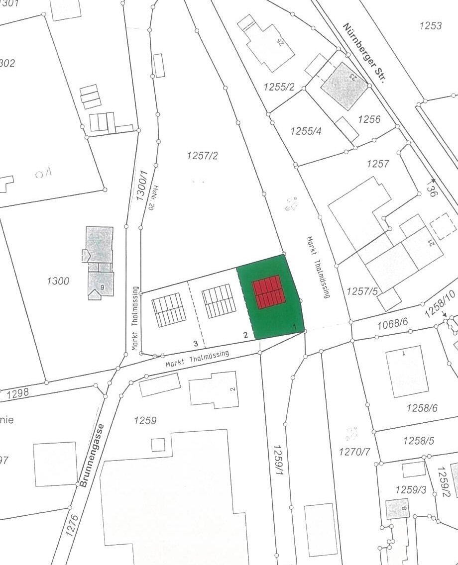 Grundstück zum Kauf 129.500 € 505 m²<br/>Grundstück Brunnengasse Thalmässing Thalmässing 91177