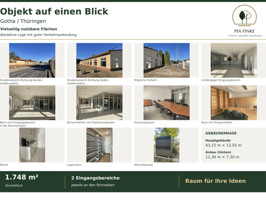 Bürogebäude zum Kauf 606 € 526 m² Bürofläche Siebleben Gotha 99867