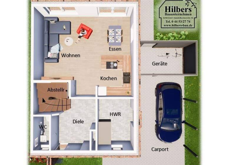 Doppelhaushälfte zum Kauf provisionsfrei 425.000 € 1 Zimmer 106 m² 273 m² Grundstück frei ab 01.05.2026 Zetel 26340