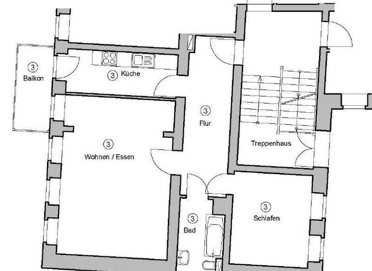 Wohnung zum Kauf 215.000 € 2 Zimmer 68 m² Striesen-Ost Dresden 01277