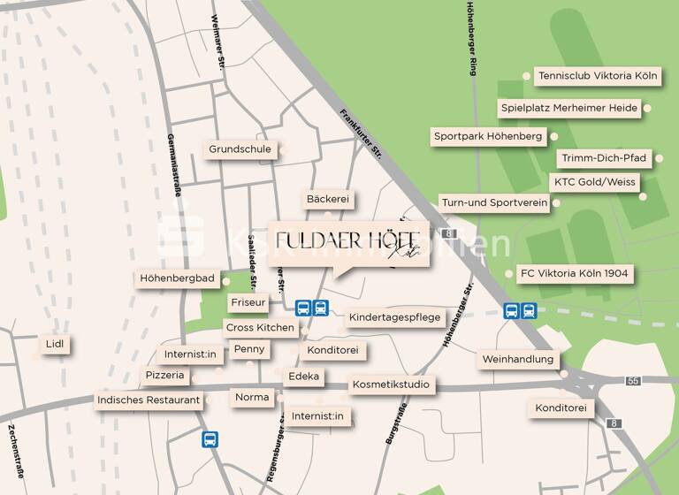 Wohnung zum Kauf - Neubau 490.000 € 3 Zimmer 88,2 m² 1. Geschoss Höhenberg Köln / Höhenberg 51103