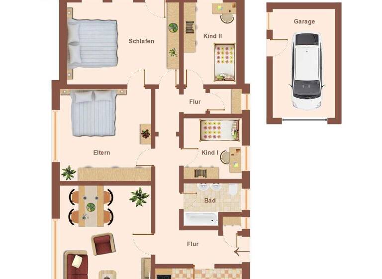 Einfamilienhaus zum Kauf 215.000 € 5 Zimmer 130 m² 1.000 m² Grundstück Sandhatten Hatten 26209