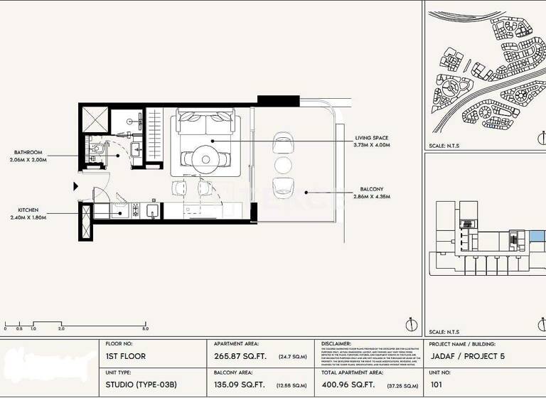 Studio zum Kauf 331.000 € 2 Zimmer 65 m² 2. Geschoss Dubai