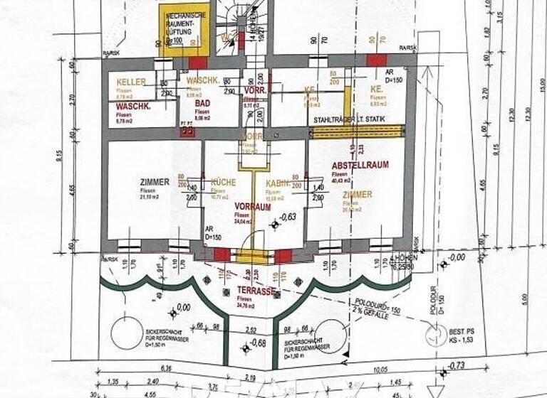 Einfamilienhaus zur Miete 4.900 € 7 Zimmer 294 m² 431 m² Grundstück Wien 1230