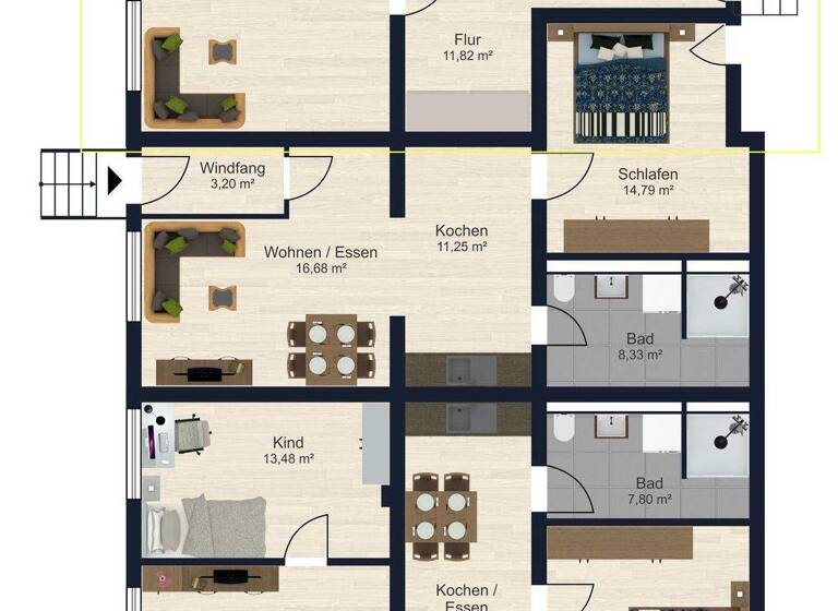 Wohnung zum Kauf 197.000 € 2,5 Zimmer 54,8 m² Kelheim 93309
