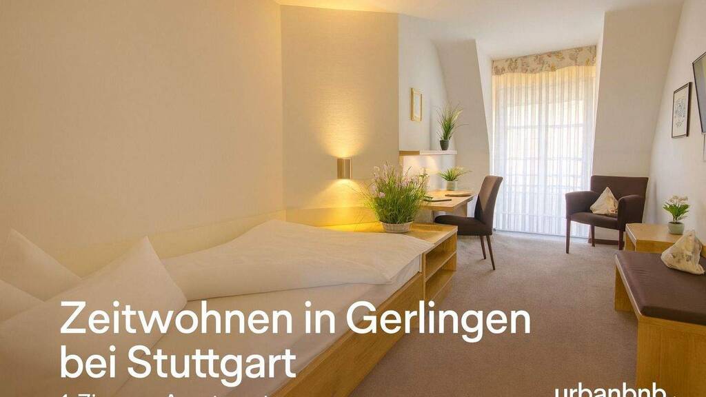Studio zur Miete Wohnen auf Zeit 910 € 1 Zimmer 23 m² frei ab sofort Kronengasse 0 Gerlingen 70839