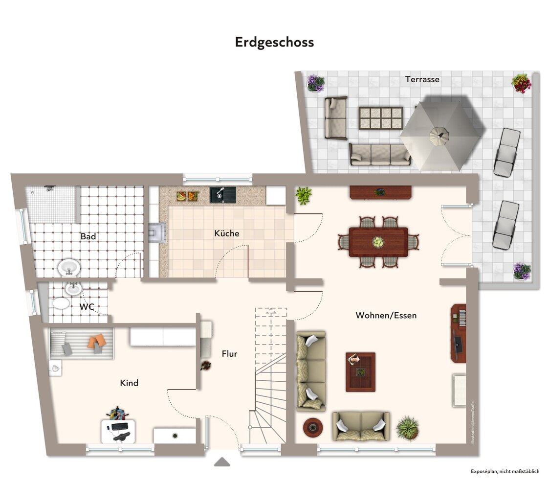 Einfamilienhaus zum Kauf provisionsfrei 279.500 € 4 Zimmer 134 m²<br/>Wohnfläche 1.040 m²<br/>Grundstück Twisteden / Kleinkevelaer Kevelaer 47624