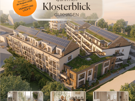 Terrassenwohnung zur Miete 1.043 € 2 Zimmer 77 m² 1. Geschoss frei ab sofort Am Fuldaberg 1 Guxhagen Guxhagen 34302
