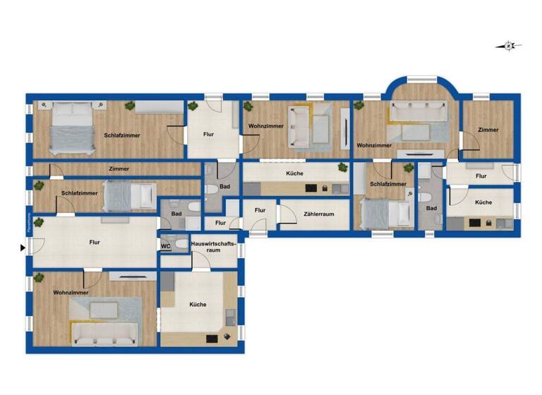 Mehrfamilienhaus zum Kauf 590.000 € 13,5 Zimmer 386 m² 815 m² Grundstück Owschlag 24811