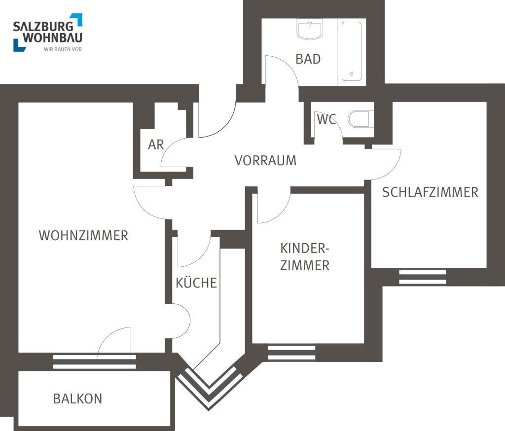 Wohnung zur Miete 500 € 3 Zimmer 66,1 m²<br/>Wohnfläche Dürnbachau 434 Neukirchen am Großvenediger 5741