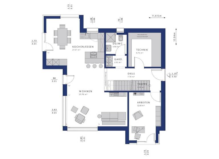 Einfamilienhaus zum Kauf 680.000 € 4 Zimmer 155 m² 500 m² Grundstück Bremgarten Hartheim 79258