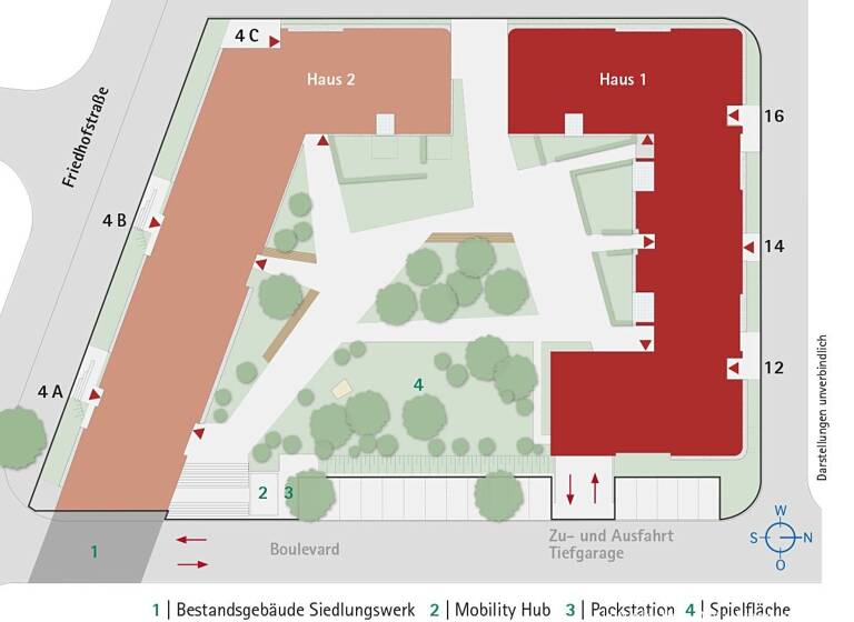 Wohnung zum Kauf provisionsfrei 694.000 € 4 Zimmer 86,8 m²<br/>Wohnfläche 2.<br/>Geschoss Friedhofstraße 14 Nord Stuttgart 70191