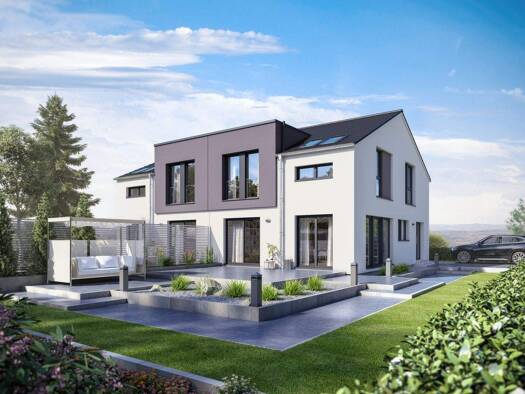 Doppelhaushälfte zum Kauf 817.214 € 5 Zimmer 138,4 m² 194 m² Grundstück Paradiesweg 1/1 Rüdern Esslingen am Neckar 73733