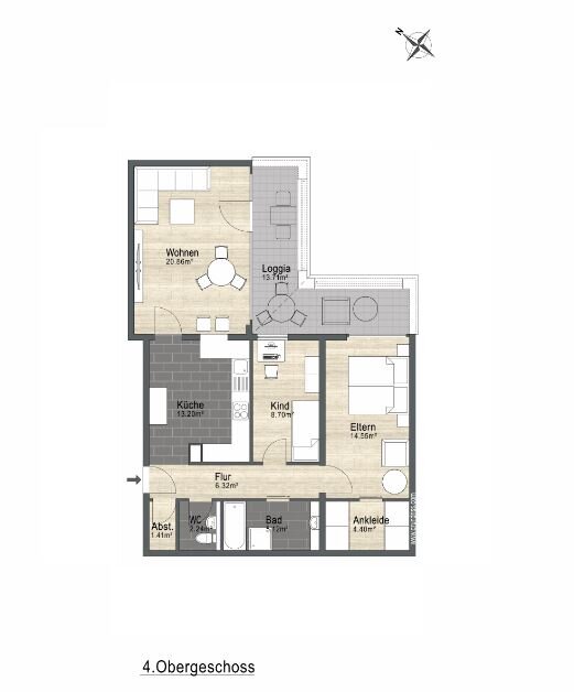 Wohnung zum Kauf 698.000 € 3 Zimmer 83,6 m²<br/>Wohnfläche 4.<br/>Geschoss Untersendling München 81369