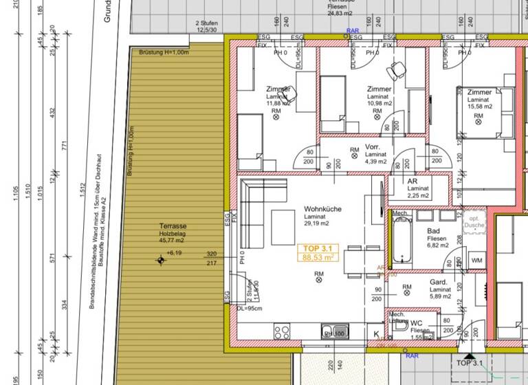 Wohnung zum Kauf 299.999 € 4 Zimmer 88,5 m² Marchegg 2293
