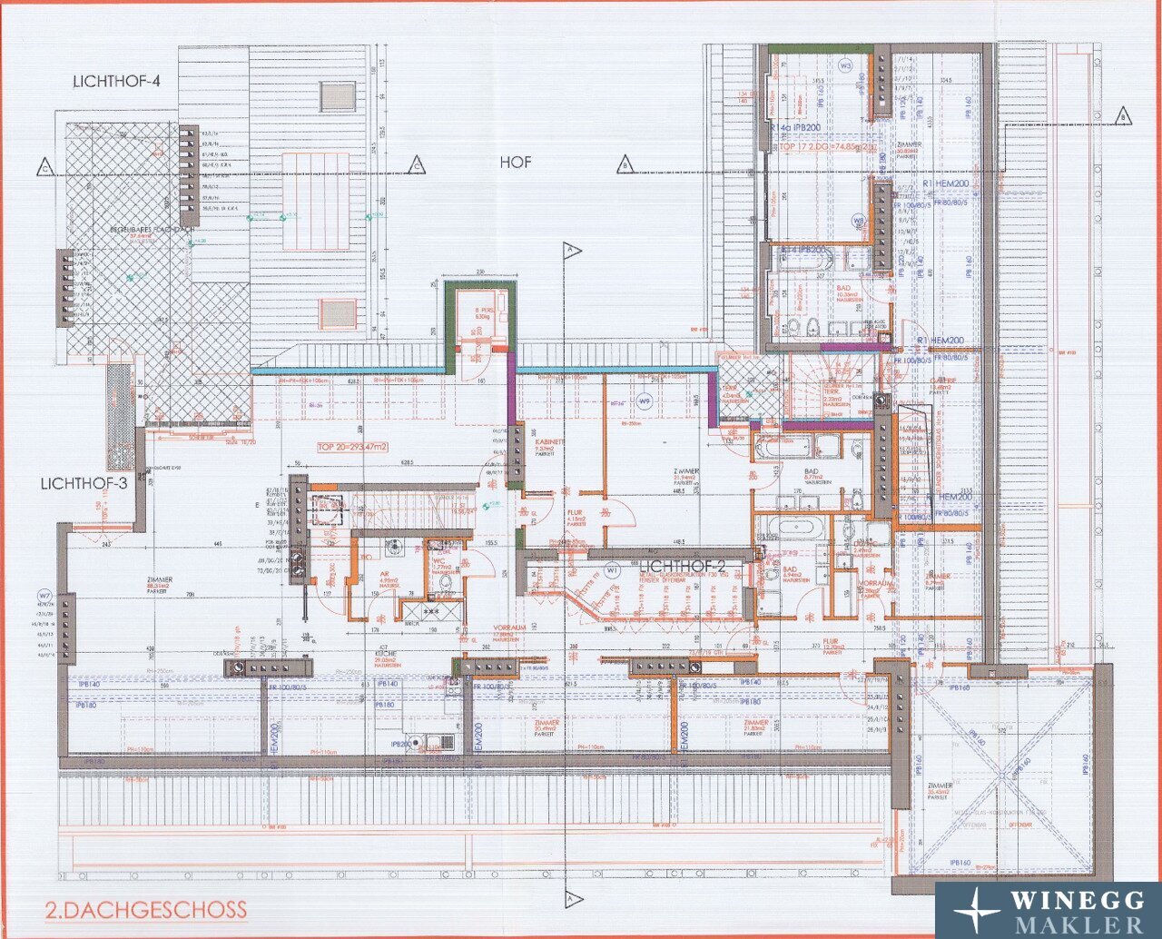 Terrassenwohnung zur Miete 6.435 € 7 Zimmer 295 m²<br/>Wohnfläche 7.<br/>Geschoss Reichsratsstraße Wien 1010