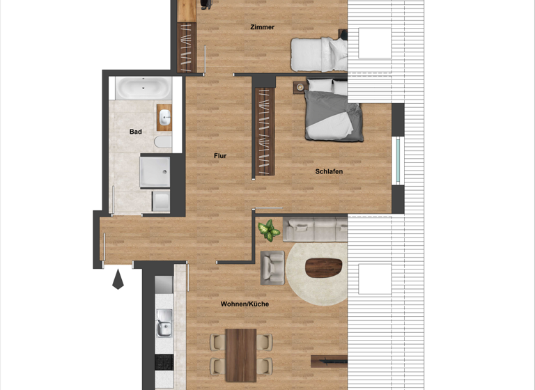 Wohnung zum Kauf 299.500 € 3 Zimmer 95 m² Möckern Leipzig 04159