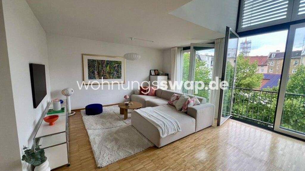 Studio zur Miete Tauschwohnung 1.500 € 2 Zimmer 70 m² 5. Geschoss Maxvorstadt München 80335