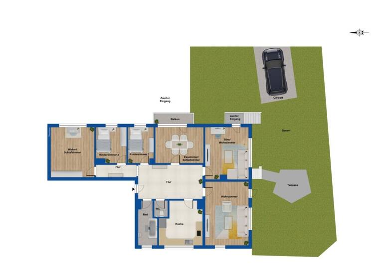 Wohnung zum Kauf 613.000 € 6 Zimmer 140 m² EG frei ab 01.03.2026 Gersthofen 86368