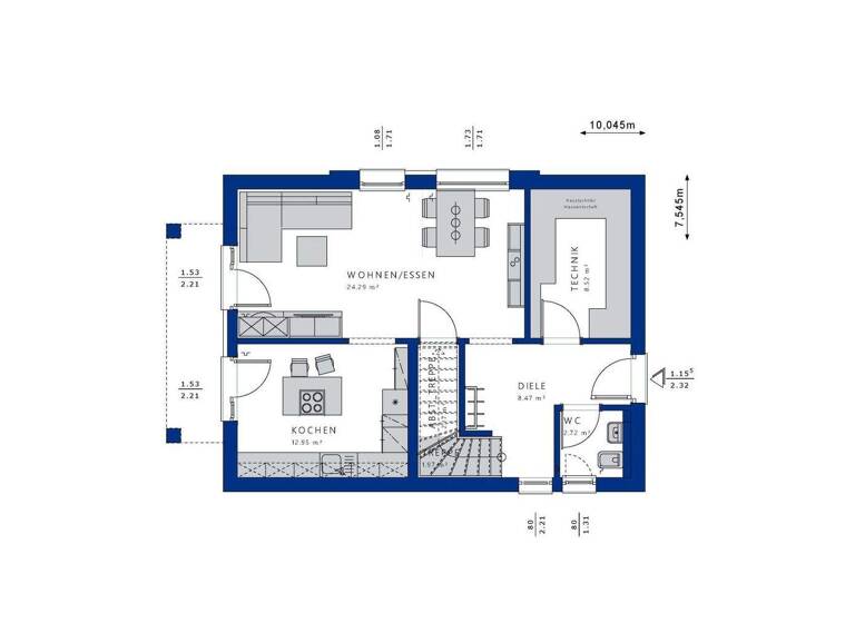 Einfamilienhaus zum Kauf 395.733 € 4 Zimmer 125 m² 485 m² Grundstück Oberwohlsbach Rödental 96472