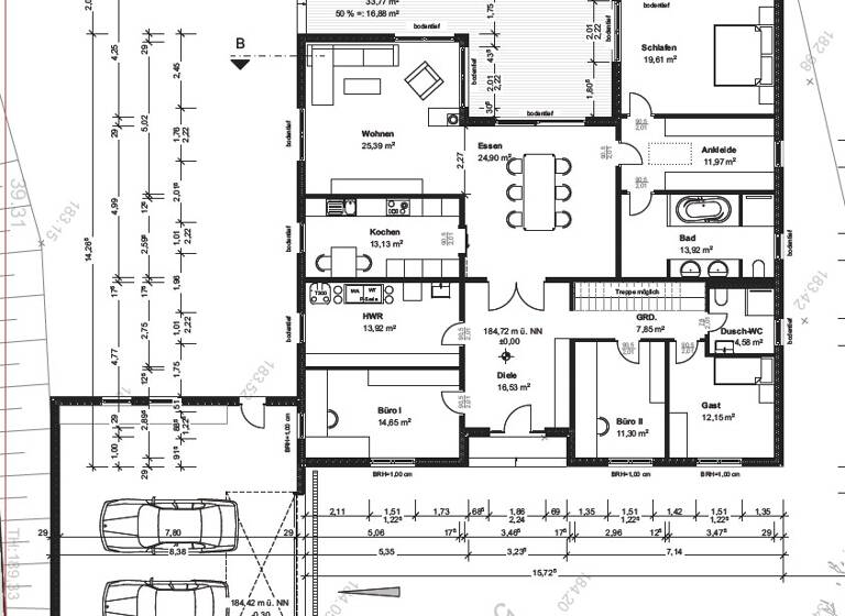 Bungalow zum Kauf provisionsfrei 999.999 € 10 Zimmer 180 m² 1.290 m² Grundstück Hetzerath 54523