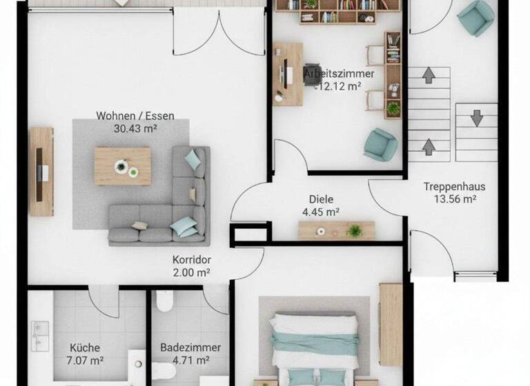 Wohnung zum Kauf provisionsfrei 459.999 € 5 Zimmer 116 m² EG Gaulnhofen 90455