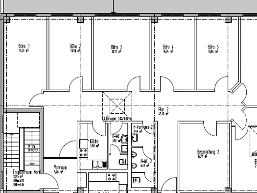 Bürofläche zur Miete provisionsfrei 8 € 8 Zimmer 205 m² Bürofläche Schütterlettenweg 6 Ingolstadt Ingolstadt 85053