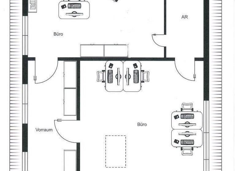 Bürofläche zur Miete 781 € 4 Zimmer 71,7 m² Bürofläche Kirchweg 1 Weer 6116