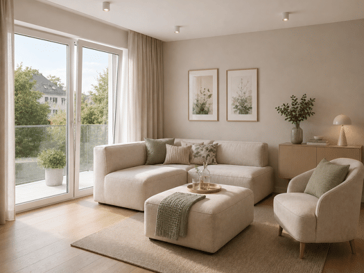 Terrassenwohnung zum Kauf - Erstbezug provisionsfrei 189.100 € 2 Zimmer 61 m² 2 Geschosse frei ab 01.05.2027 Lübbecker Straße Mennighüffen Löhne 32584