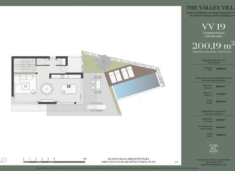 Villa zum Kauf 1.440.857 € 3 Zimmer 209 m² Grundstück Armeñime / Puertito 38678