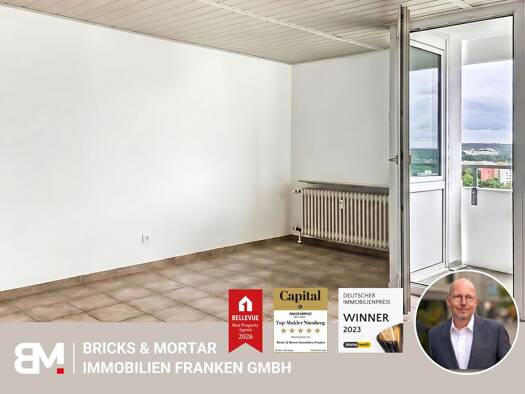 Studio zum Kauf 99.500 € 1 Zimmer 28 m² 17. Geschoss Neuselsbrunn Nürnberg / Südöstliche Außenstadt 90471