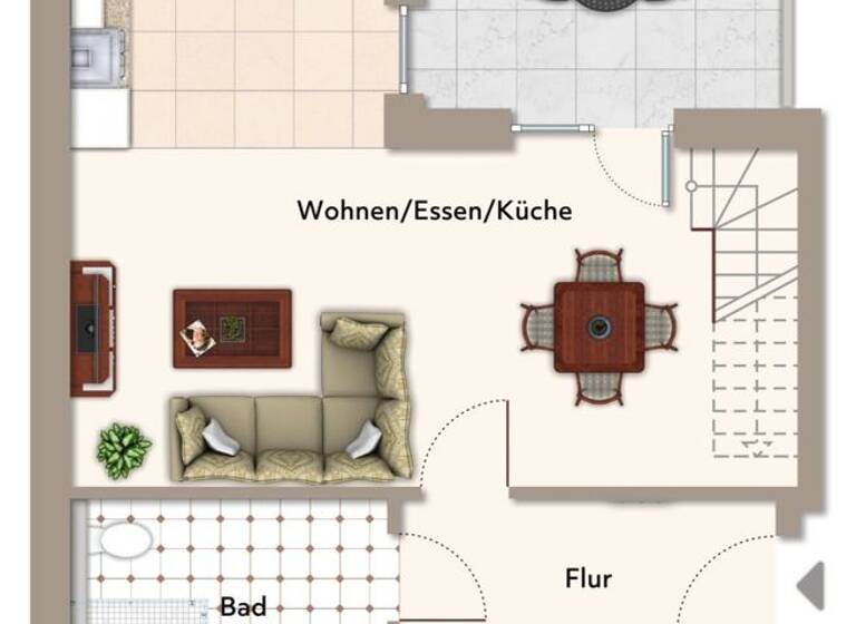 Wohnung zum Kauf - Erstbezug provisionsfrei 275.200 € 2 Zimmer 64 m² 2. Geschoss Issum 47661