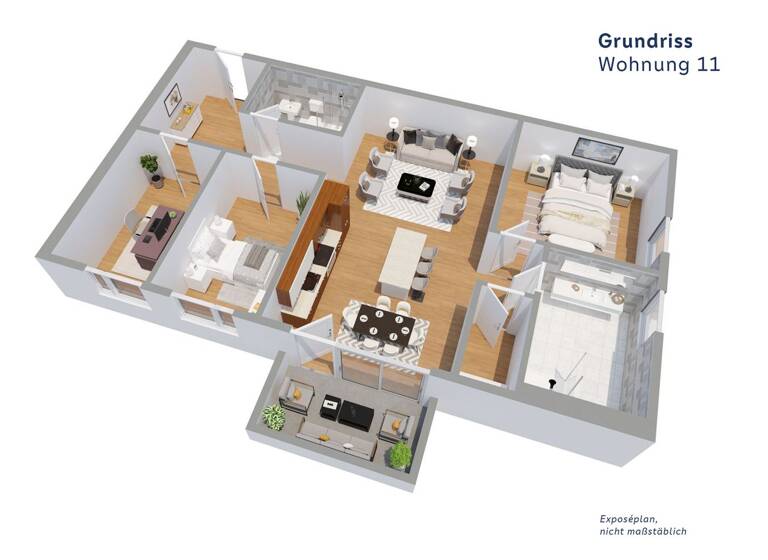 Wohnung zum Kauf - Erstbezug provisionsfrei 509.000 € 4 Zimmer 117,3 m² EG Sulzbach Sulzbach am Main 63834