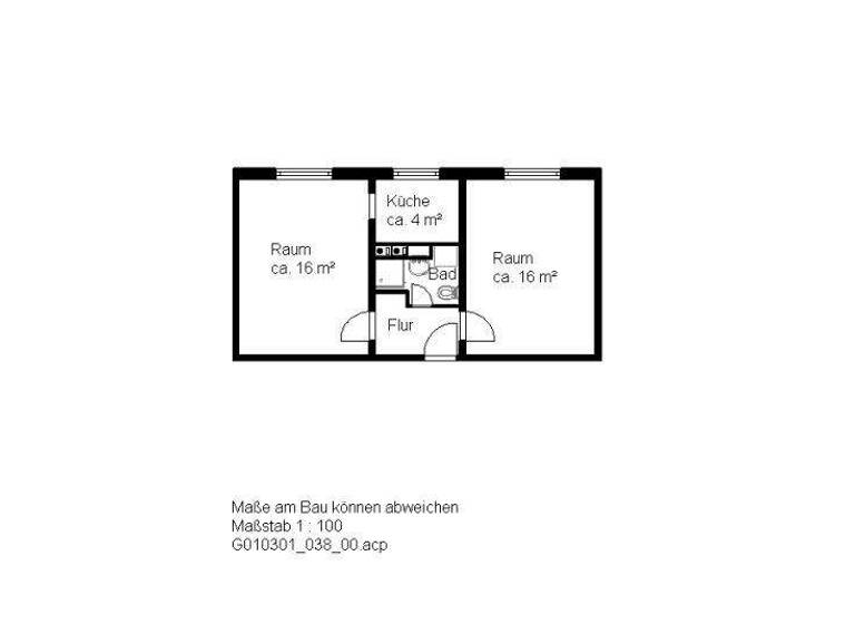 Wohnung zur Miete 391 € 2 Zimmer 41,1 m² 3. Geschoss Neukirchener Weg 7 Gesundbrunnen Halle (Saale) 06128