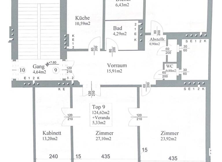 Wohnung zum Kauf 499.000 € 4 Zimmer 124,6 m² 2. Geschoss Wien 1140