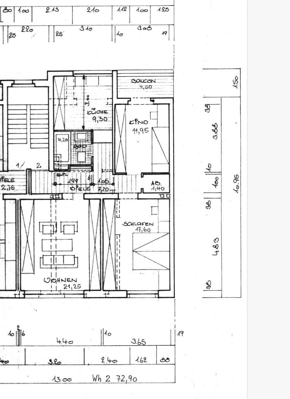 Wohnung zur Miete 580 € 3 Zimmer 72 m²<br/>Wohnfläche 2.<br/>Geschoss Sittersweg Rodenhof Saarbrücken 66113