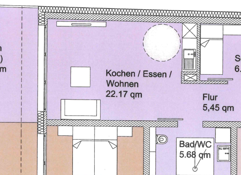 Wohnung zur Miete 790 € 1,5 Zimmer 43,5 m² 6. Geschoss Grashoffstraße 1 Geestemünde Bremerhaven 27570