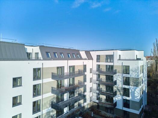 Wohnung zur Miete - Erstbezug 2.099 € 4 Zimmer 83,6 m² 1. Geschoss frei ab 01.02.2026 Archenholdstraße 19 Friedrichsfelde Berlin 10315