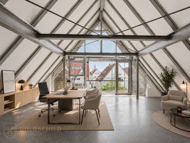 Atelier zur Miete 1.140 € 1 Zimmer 54 m² Bürofläche Nürtingen Nürtingen 72622