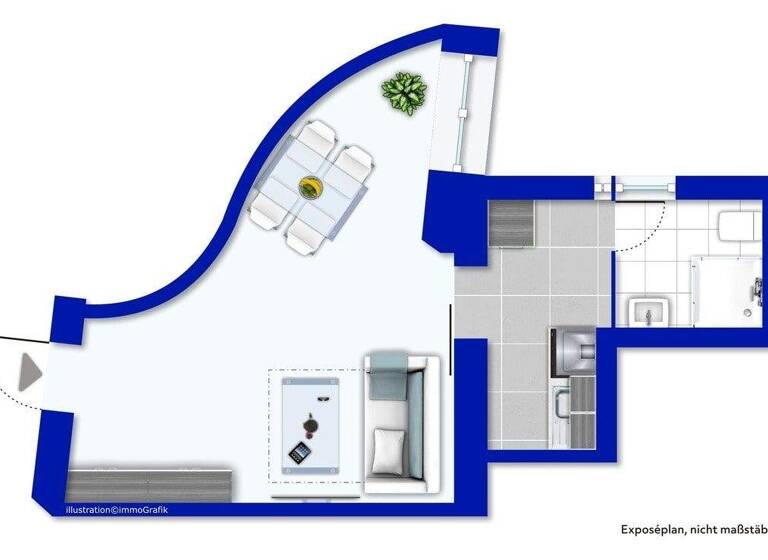 Studio zum Kauf 99.000 € 1 Zimmer 25 m² Mitte Koblenz 56068