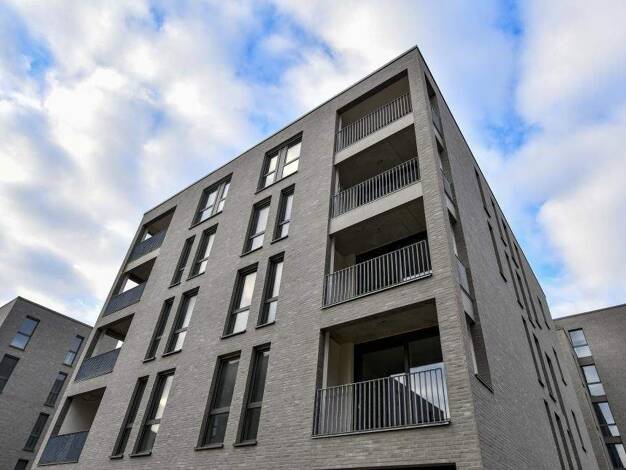 Wohnung zur Miete nur mit Wohnberechtigungsschein 604 € 3,5 Zimmer 81,1 m² EG frei ab 01.03.2026 Anna-Heinemann-Weg 25 Rüttenscheid Essen 45131