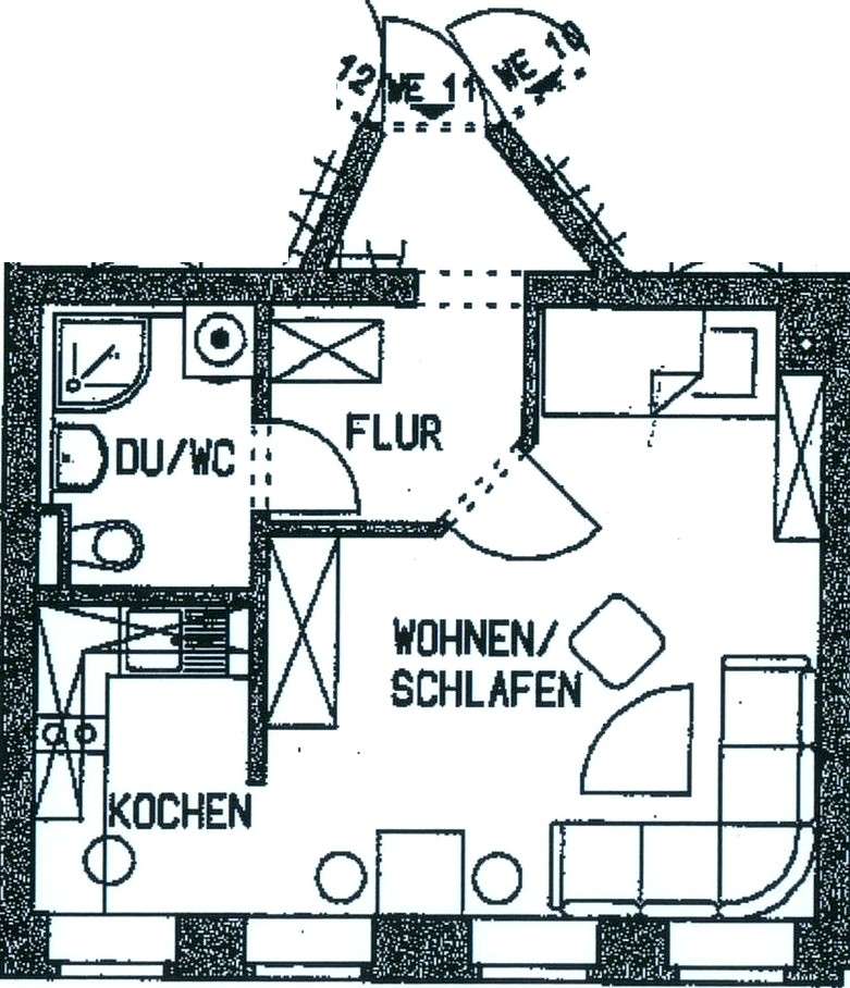 Studio zur Miete 195 € 1 Zimmer 33,6 m²<br/>Wohnfläche 2.<br/>Geschoss Zeißstr. 19 Hilbersdorf 150 Chemnitz 09131