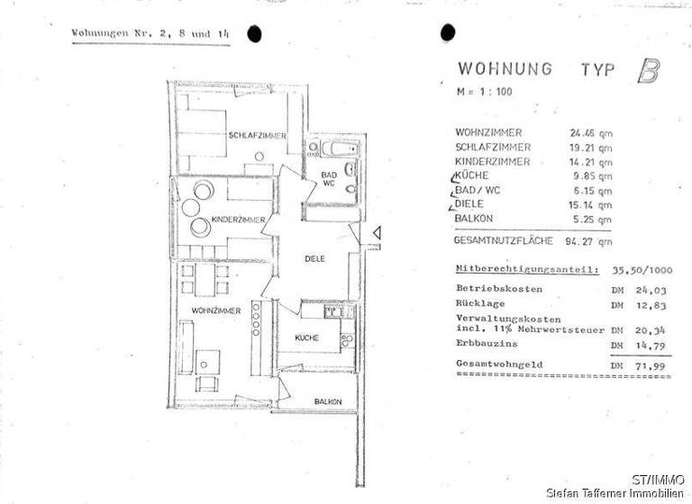 Wohnung zum Kauf 284.000 € 3 Zimmer 91,7 m² Haar 85540