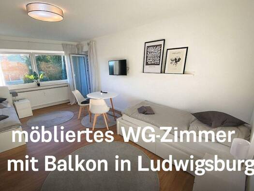 Studio zur Miete Wohnen auf Zeit 620 € 1 Zimmer 20 m² frei ab 31.03.2026 Landäckerstr. 0 Neckarweihingen Ludwigsburg Neckarweihingen 71642