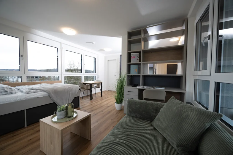 Studio zur Miete Wohnen auf Zeit 829 € 1 Zimmer 46 m² frei ab 01.08.2025 Karlstraße 23 Nord Heidenheim an der Brenz 89518