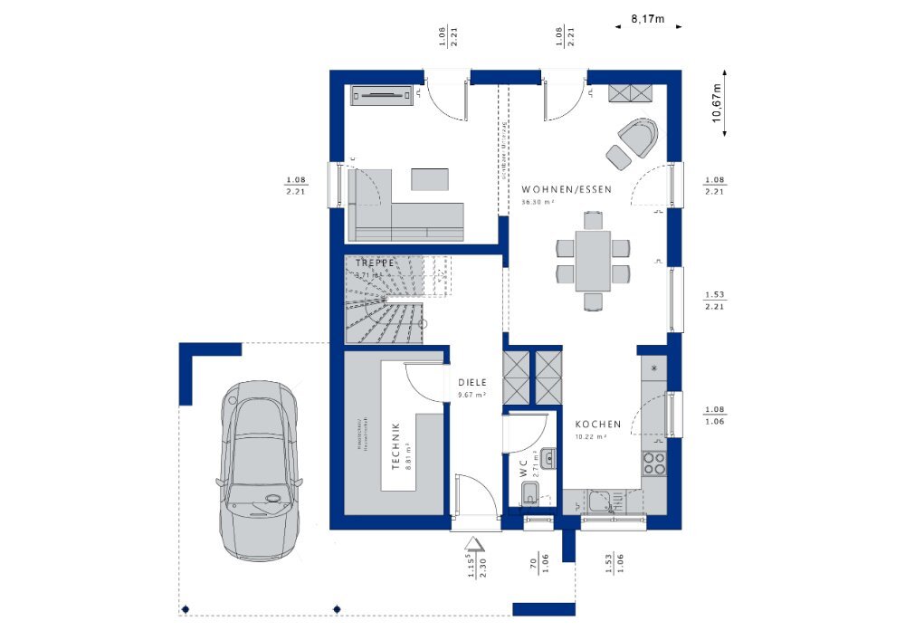 Einfamilienhaus zum Kauf 559.821 € 4 Zimmer 141 m²<br/>Wohnfläche 500 m²<br/>Grundstück Varensell Rietberg 33397