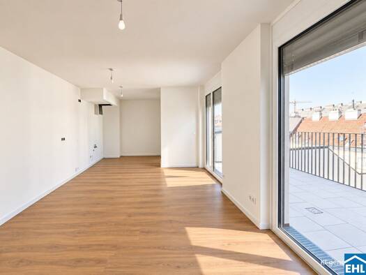 Wohnung zur Miete - Erstbezug 1.142 € 2 Zimmer 48,6 m² 5. Geschoss frei ab 15.10.2026 Mariahilfer Straße Wien 1150