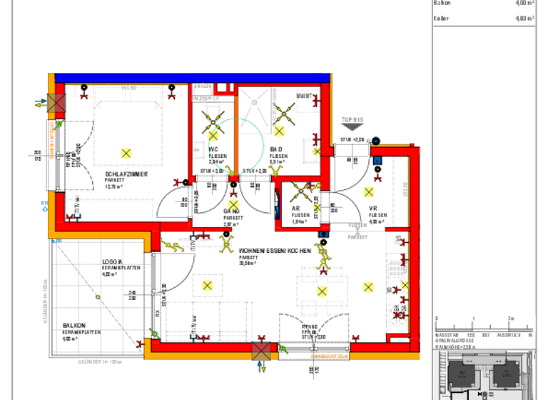 Wohnung zur Miete - Erstbezug 703 € 2 Zimmer 49,8 m² 3. Geschoss Kellner-Straße/Perausch-Straße Enns 4470
