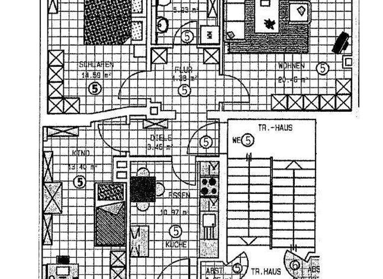 Wohnung zum Kauf 79.800 € 3 Zimmer 76,3 m² 2. Geschoss Franz-Mehring-Str. 60 Pölbitz Zwickau 08058