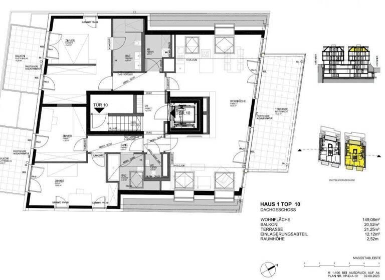 Wohnung zum Kauf provisionsfrei 1.900.000 € 4 Zimmer 149,1 m² Wien 1190